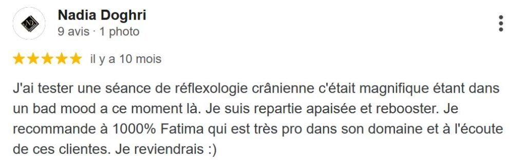 Avis sur la réflexologie et l'émotionnel