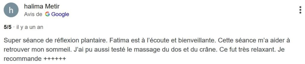 Avis sur la réflexologie et le mental