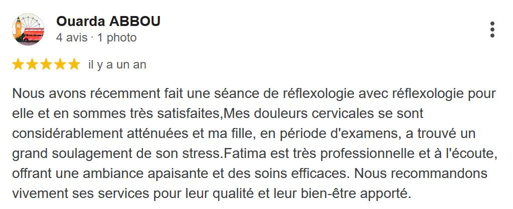 Avis sur la réflexologie et le physique