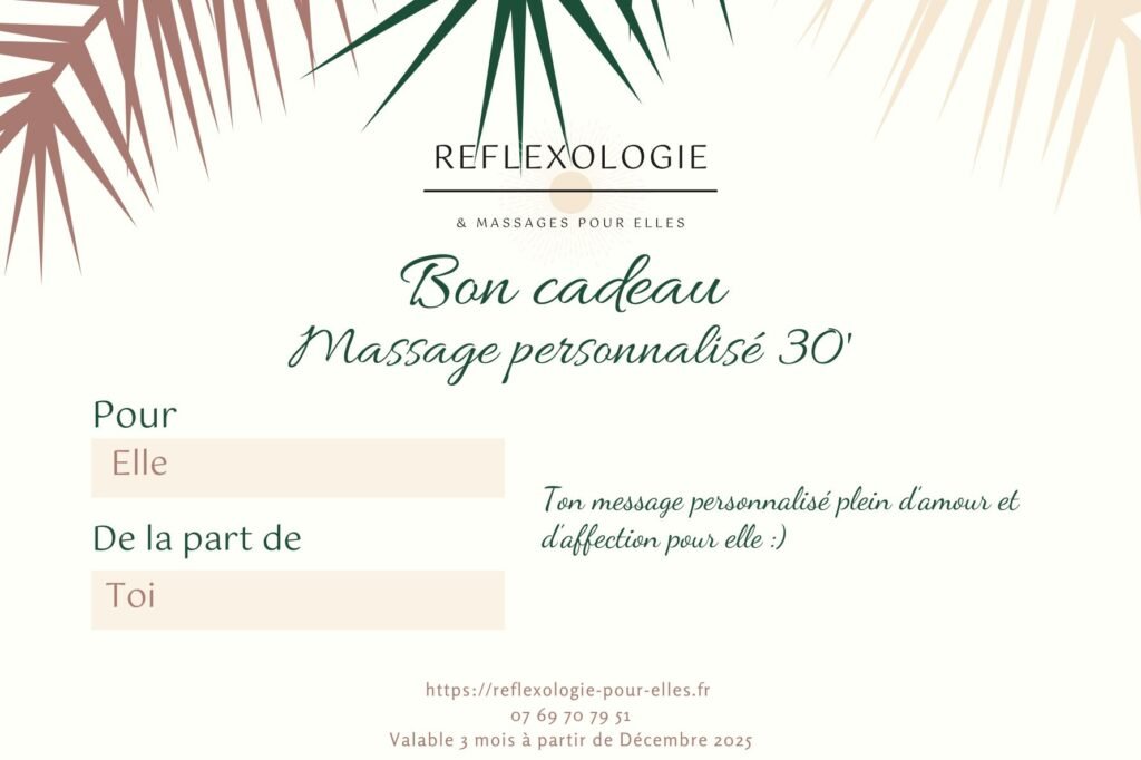 Bon cadeau bien être