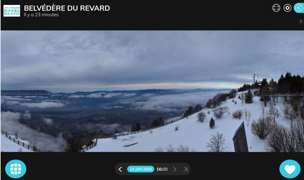 Le revard à aix les bains le dimanche 25/01