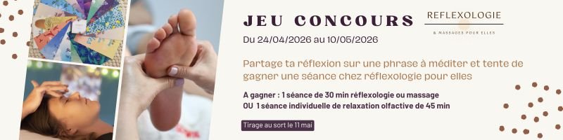 Jeu concours réflexologie pour elles