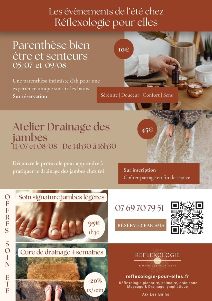 été events réflexologie pour elles